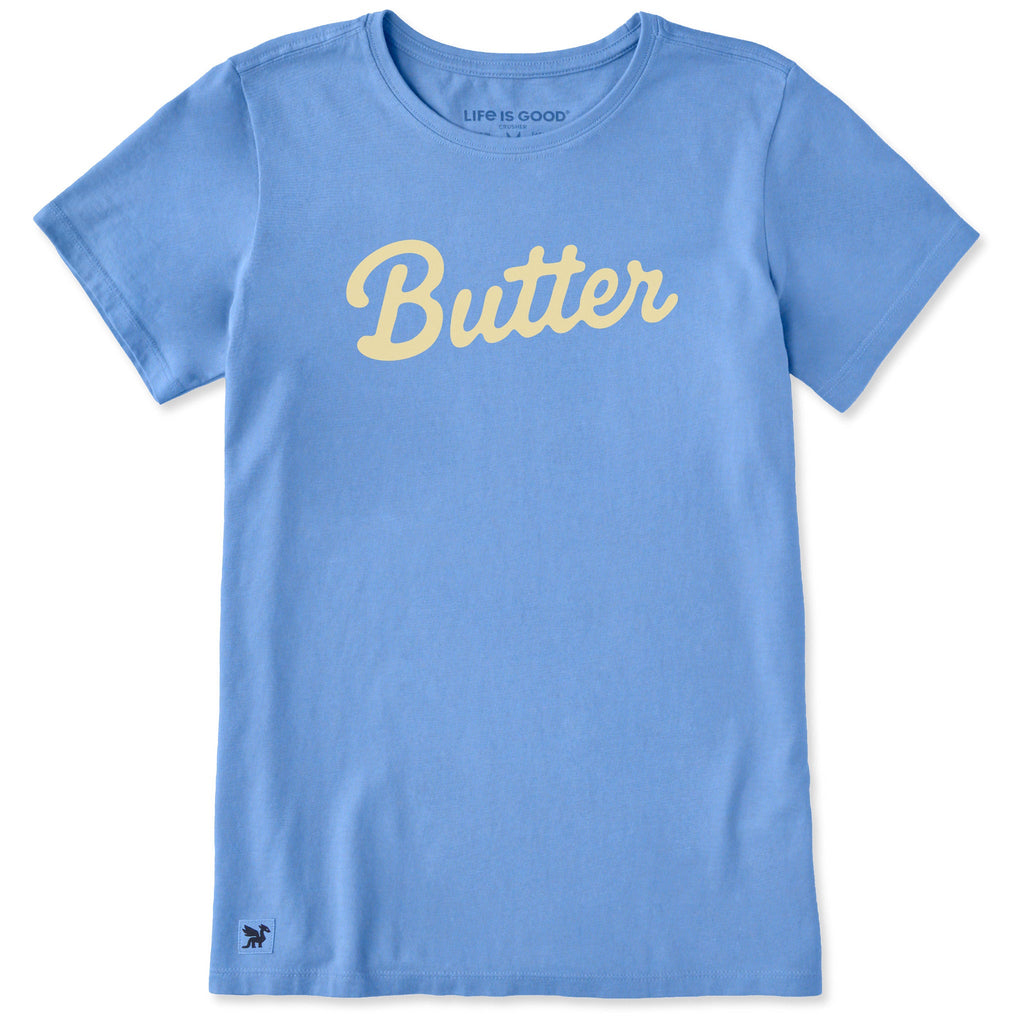Women's Butter Scripty Short Sleeve Crusher Tee product image 1