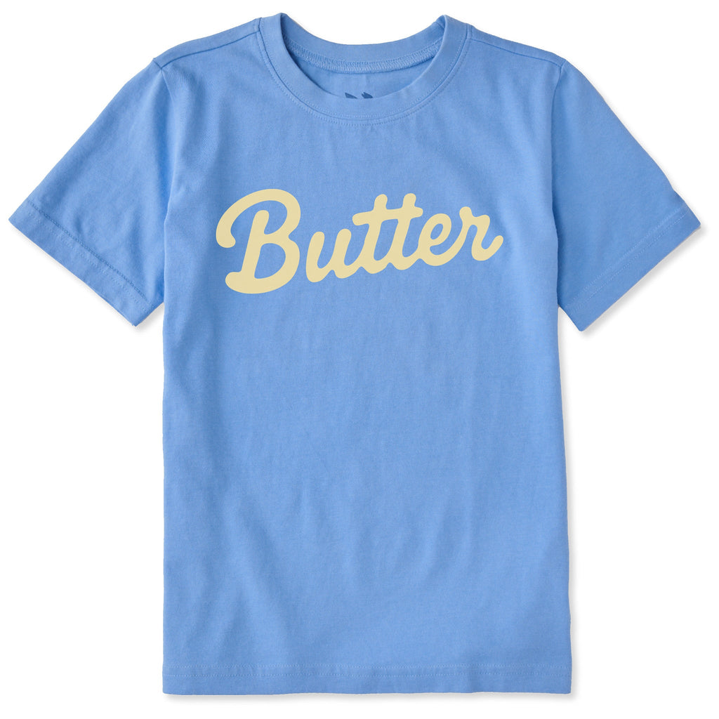 Kids Butter Scripty Short Sleeve Crusher Tee product image 1