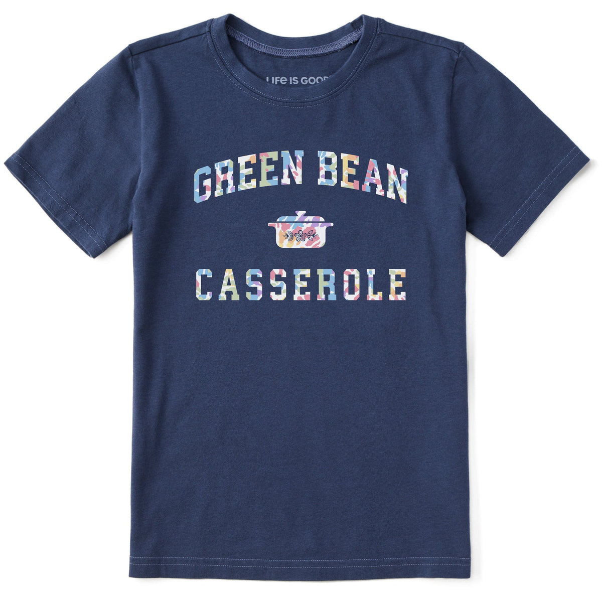 Kids Green Bean Casserole Tie Dye Arch Short Sleeve Crusher product image 1