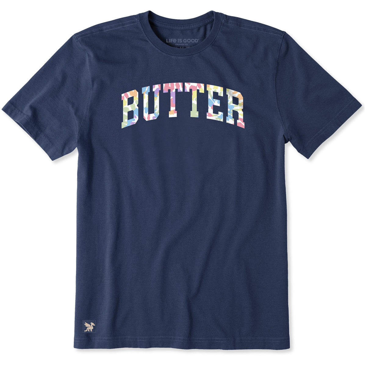 Men's Butter Tie Dye Arch Short Sleeve Crusher Tee product image 1