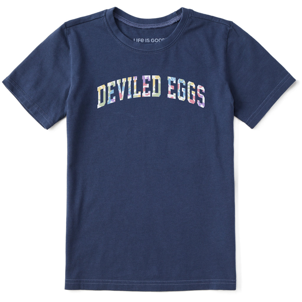 Kids Deviled Eggs Tie Dye Arch Short Sleeve Crusher Tee product image 1