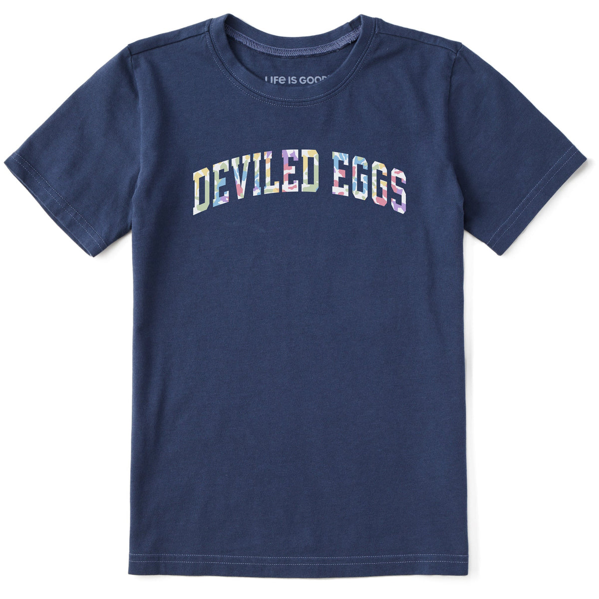 Kids Deviled Eggs Tie Dye Arch Short Sleeve Crusher Tee product image 1