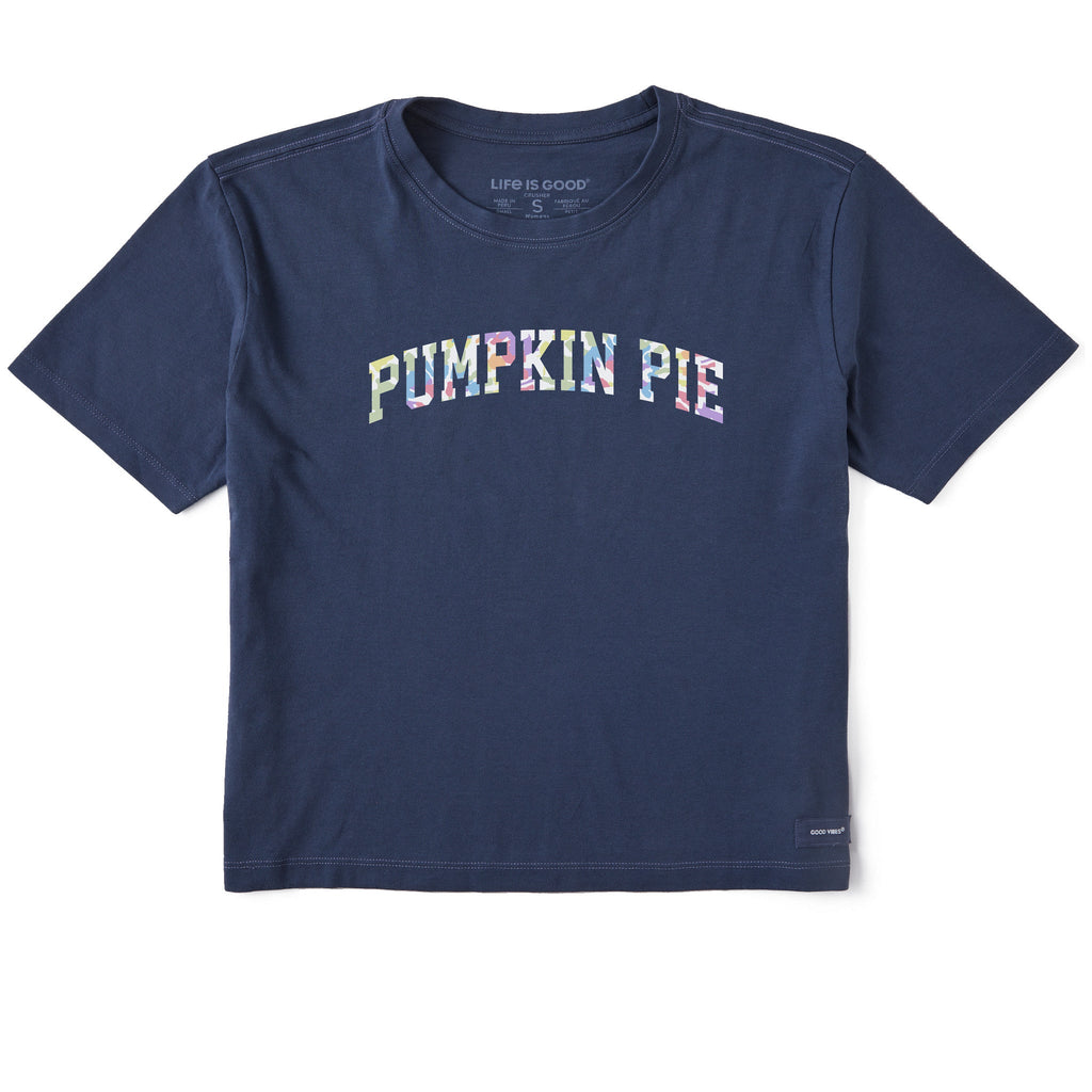 Women's Pumpkin Pie Tie Dye Arch Short Sleeve Crusher Boxy product image 1