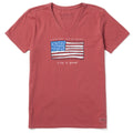 Women's Life is Good America Short Sleeve Crusher Vee product image 1