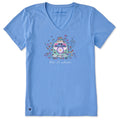 Women's Take It Outside Wildflower Van Short Sleeve Vee product image 1