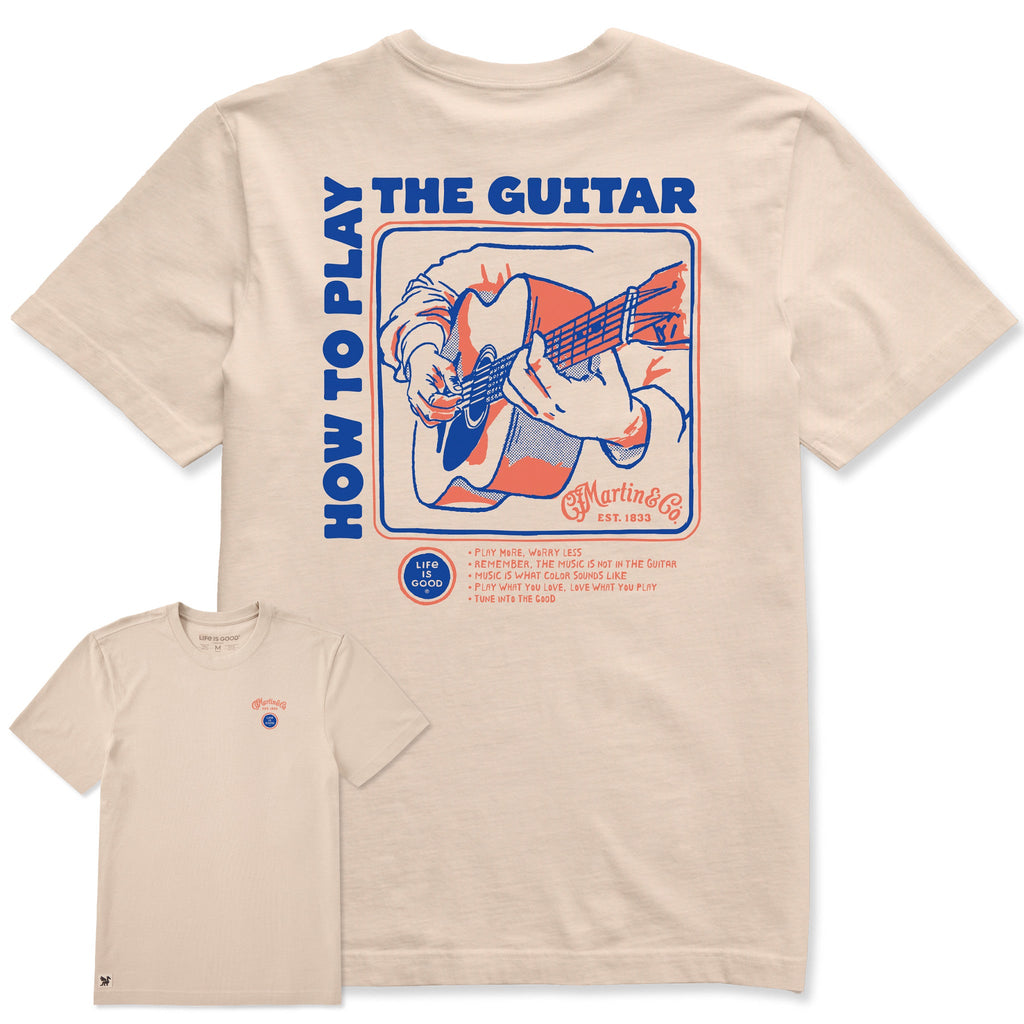 Men's How to Play Guitar Short Sleeve Crusher Tee product image 1