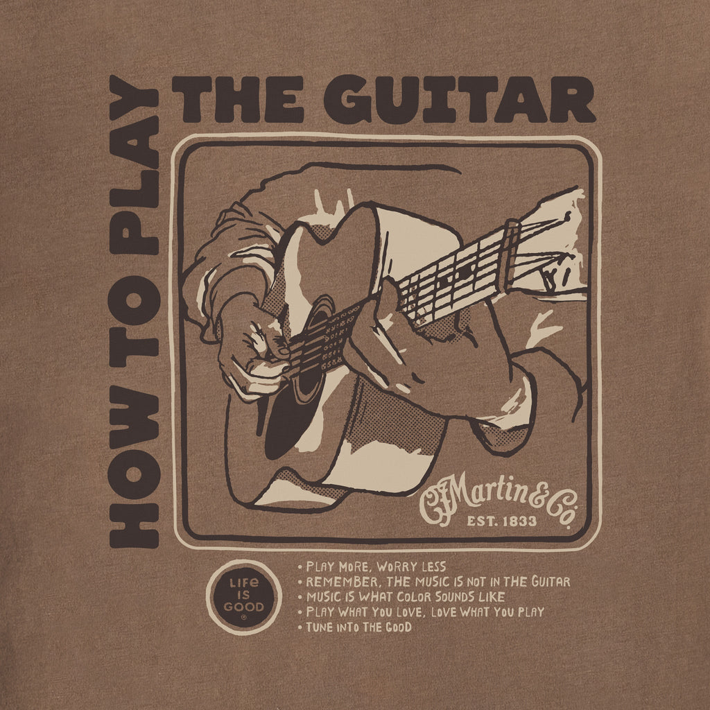 Women's How to Play Guitar Short Sleeve Crusher Boxy Tee product image 2