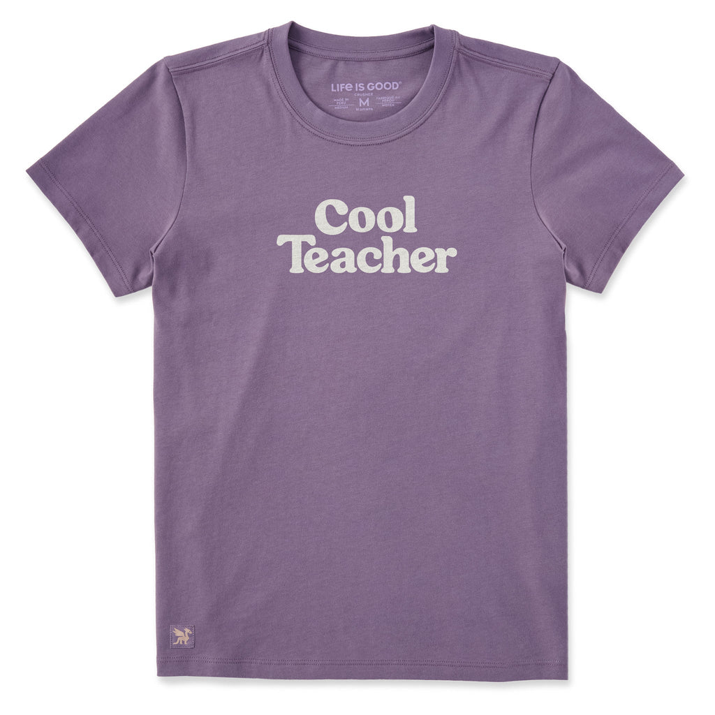 Women's One Cool Teacher Short Sleeve Crusher Tee product image 1