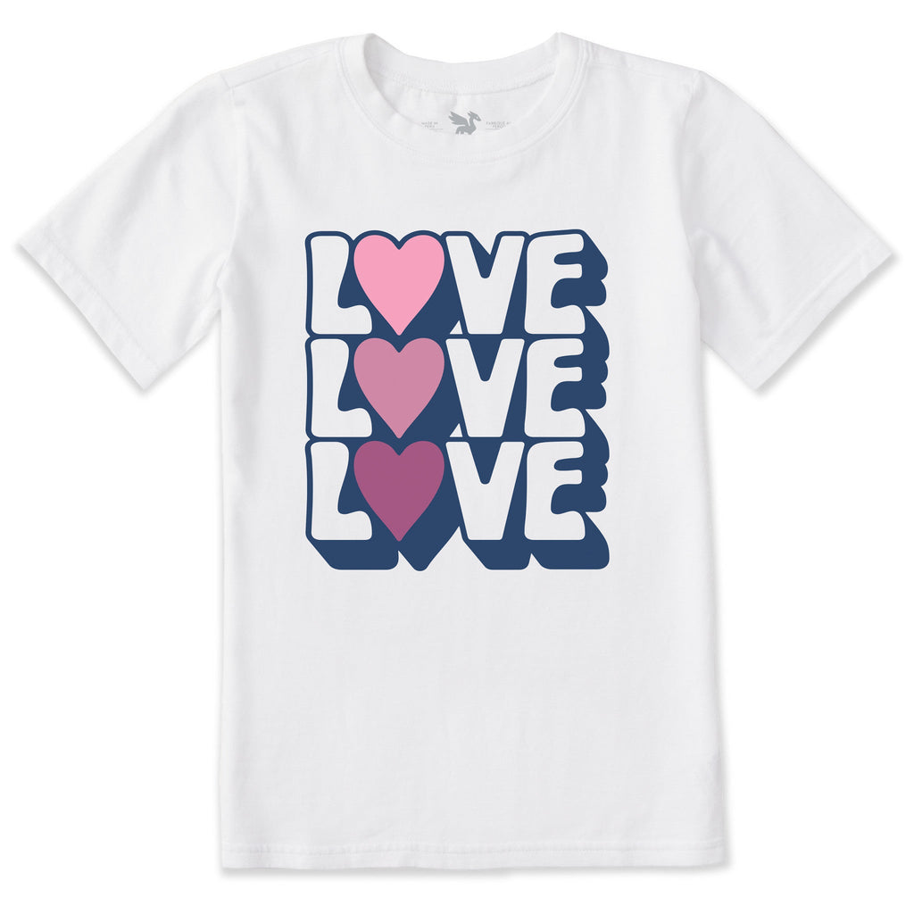 Kids Love Trio Stack Short Sleeve Crusher Tee product image 1