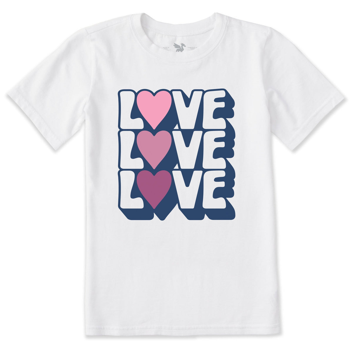 Kids Love Trio Stack Short Sleeve Crusher Tee product image 1