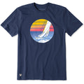 Men's Sailboat Circle Short Sleeve Crusher Tee product image 1