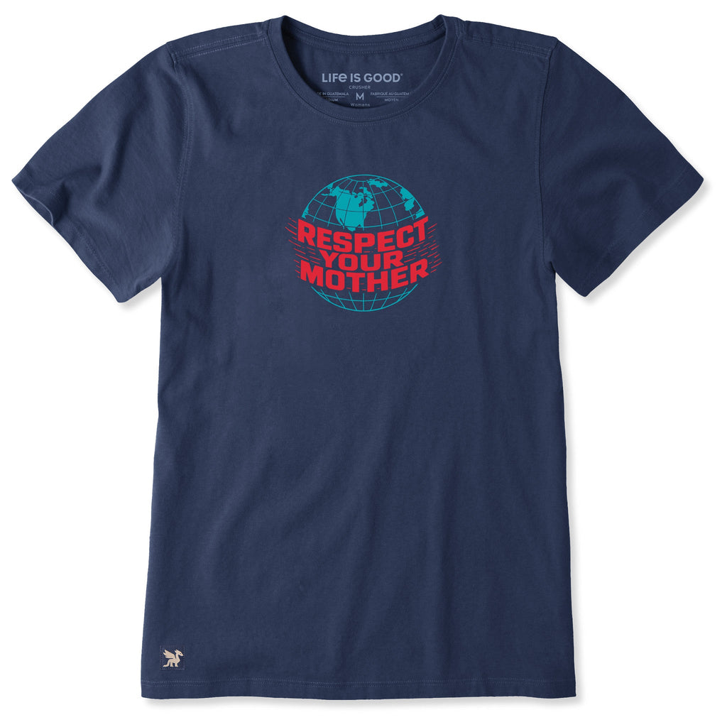 Women's Respect Your Mother Globe Short Sleeve Crusher Tee product image 1