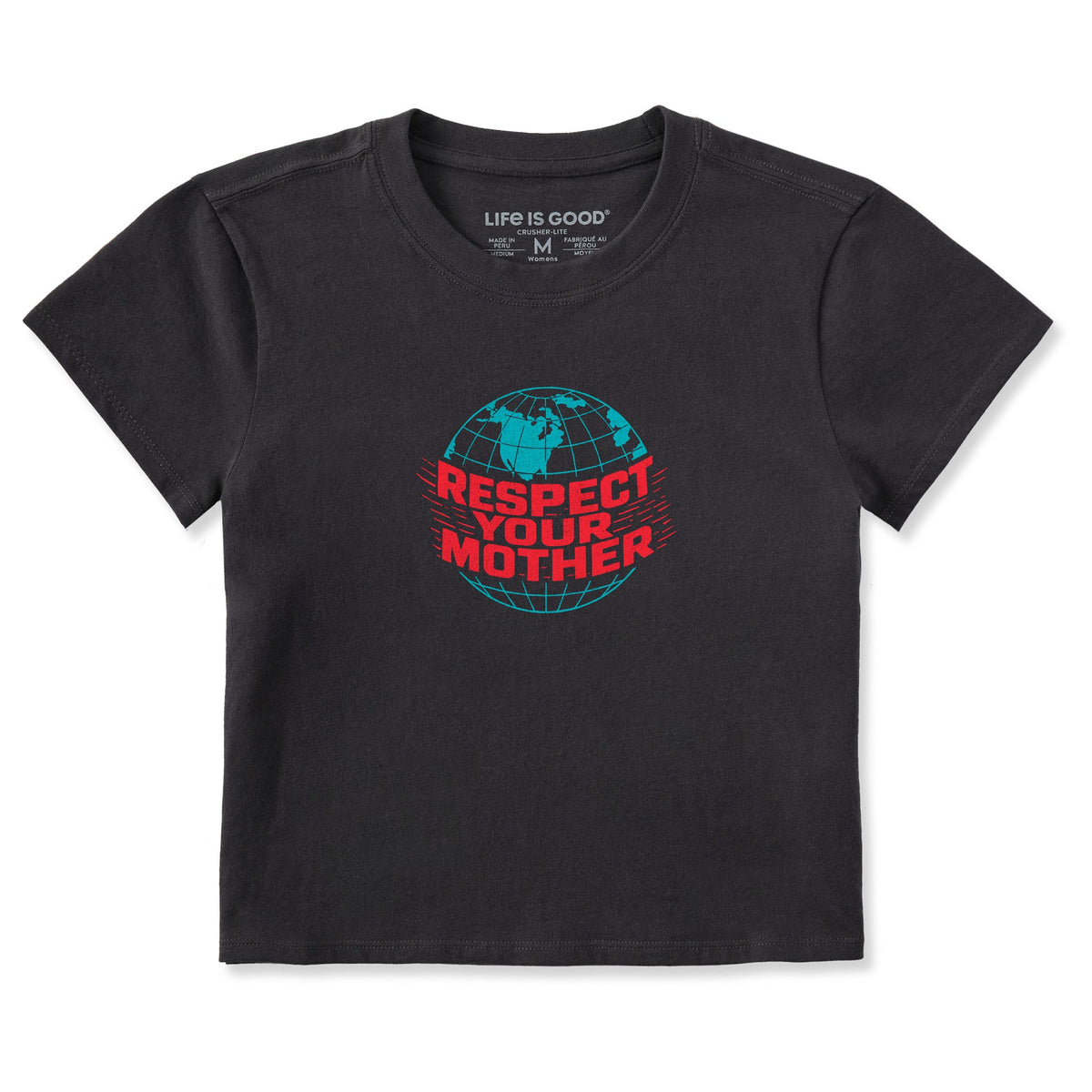 Women's Respect Your Mother Globe Crusher-LITE Shrunken Tee product image 1