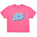 Women's Turn Up the Love Retro Short Sleeve Crusher Boxy Tee product image 1