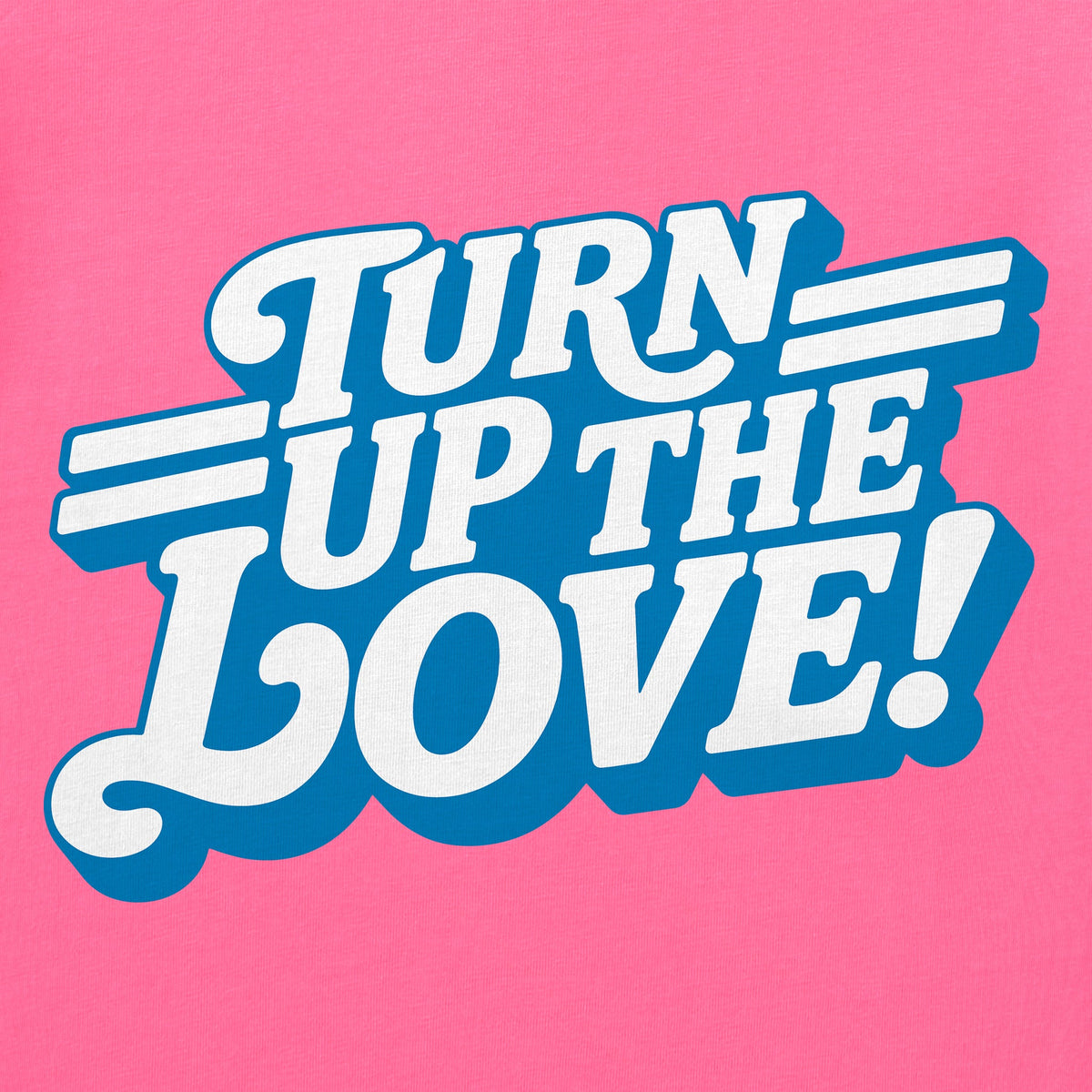 Women's Turn Up the Love Retro Short Sleeve Crusher Boxy Tee product image 2