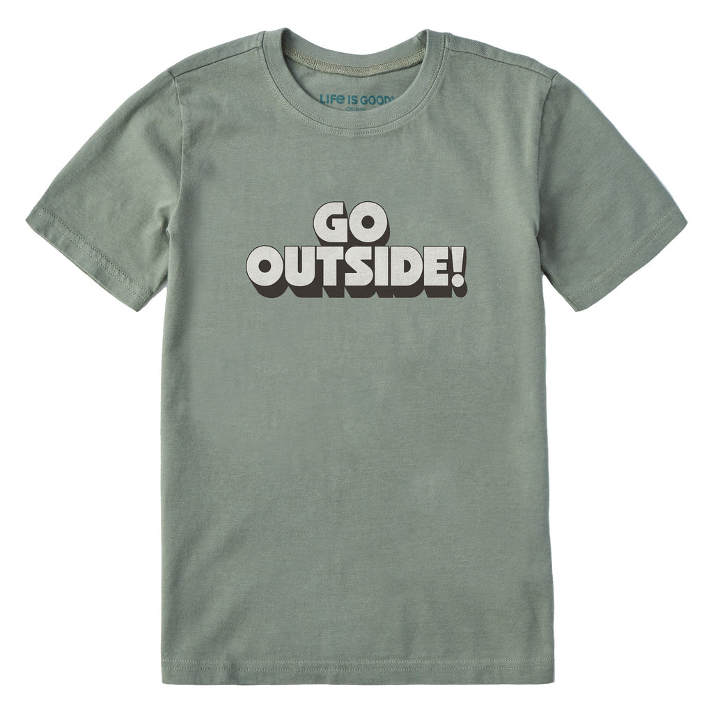 Kids Go Outside Stack Short Sleeve Crusher Tee product image 1