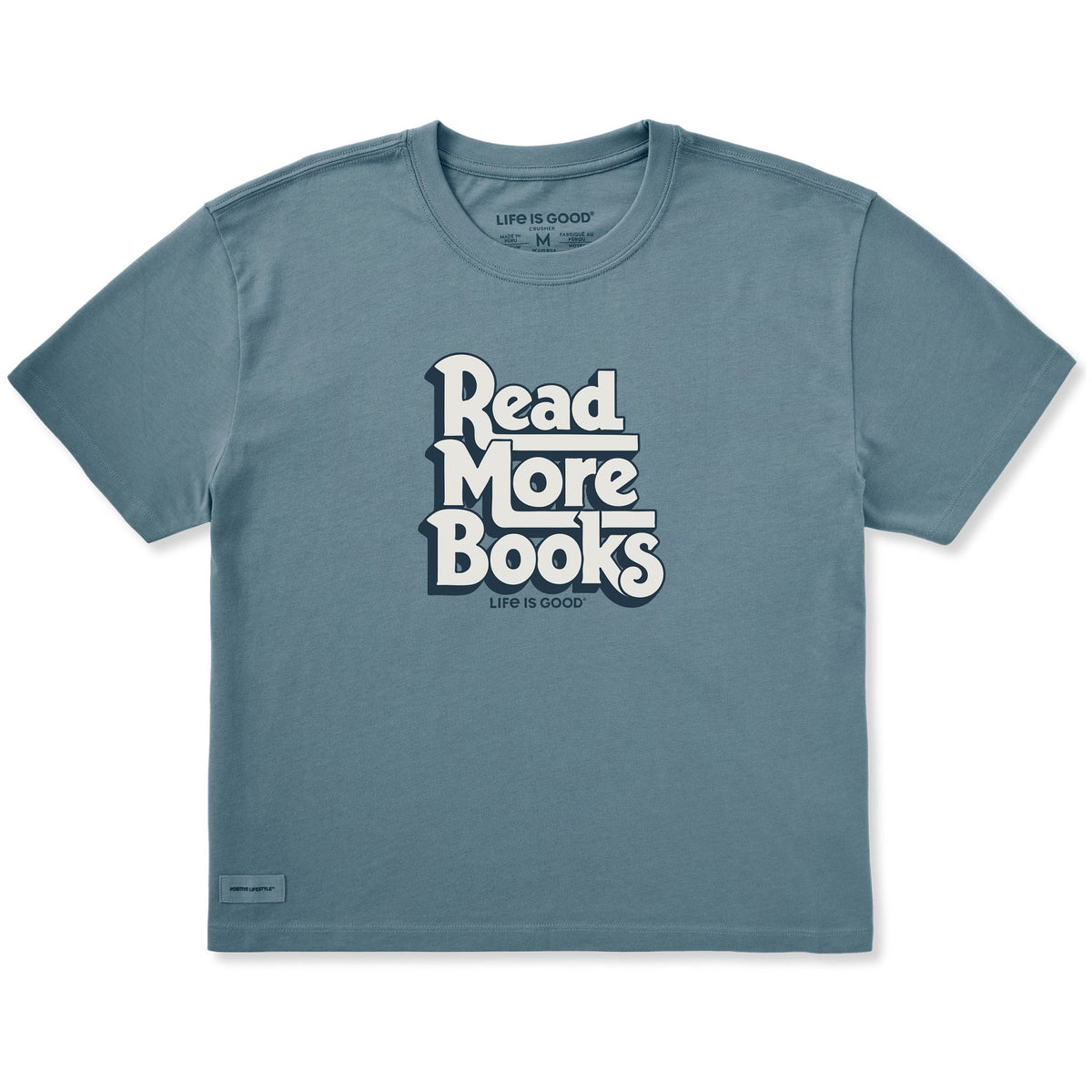 Women's Read Even More Books Short Sleeve Crusher Boxy Tee product image 1