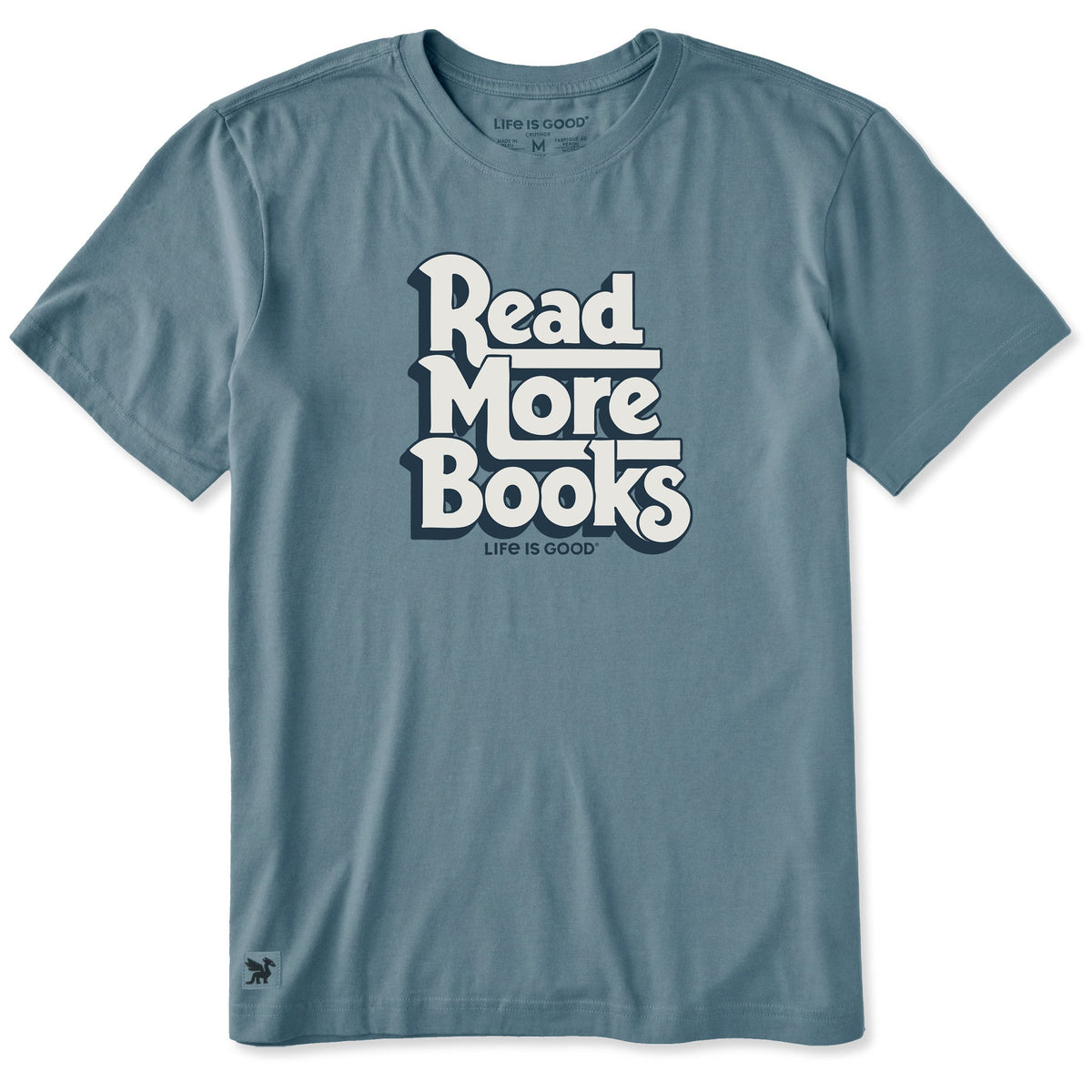 Men's Read Even More Books Short Sleeve Crusher Tee product image 1