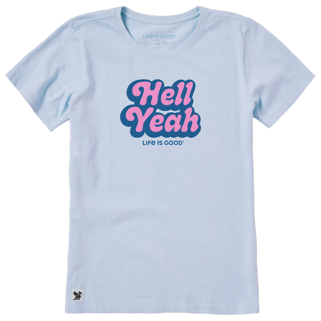 Women's Hell Yeah Script Short Sleeve Crusher Tee product image 1
