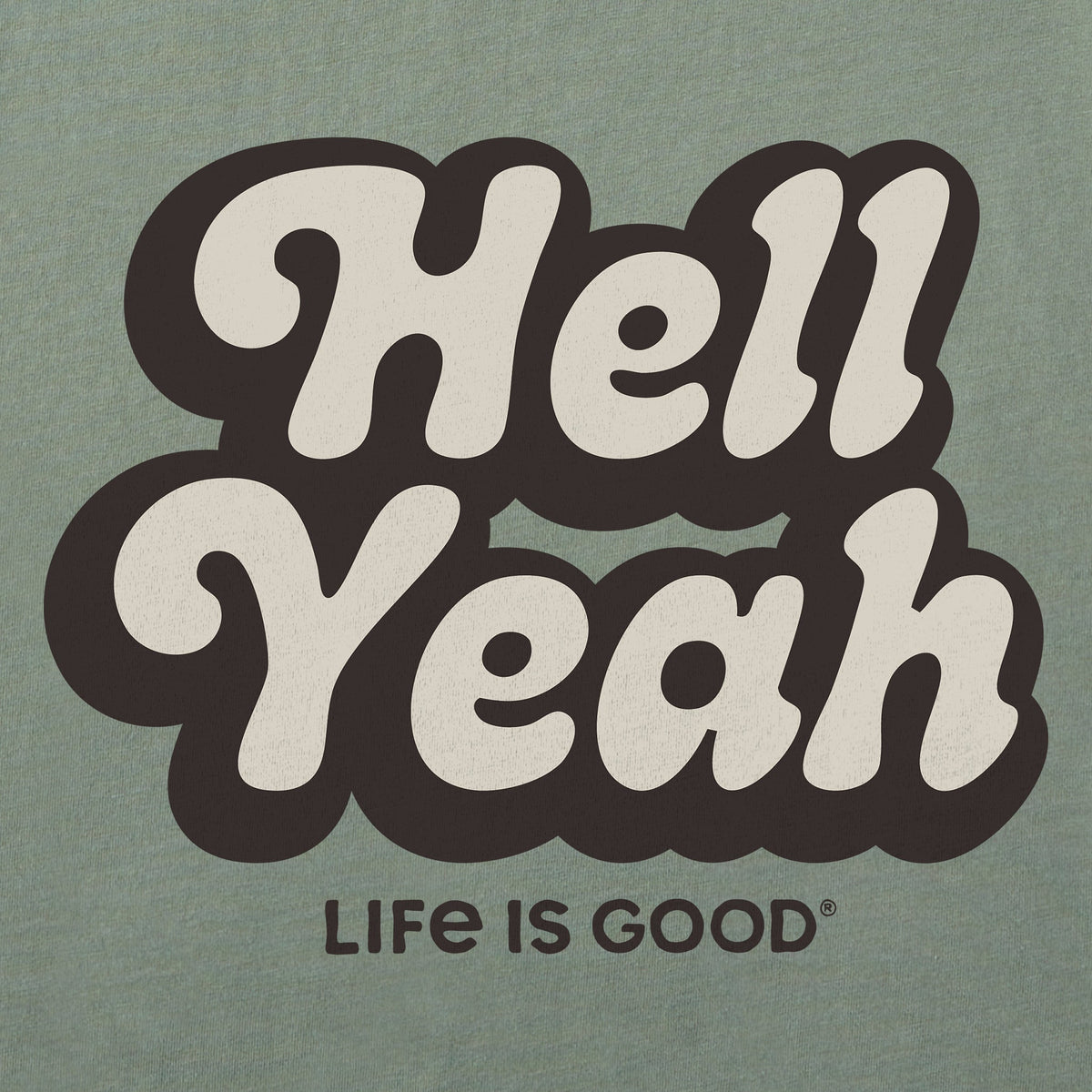 Women's Hell Yeah Script Short Sleeve Crusher Boxy Tee product image 2
