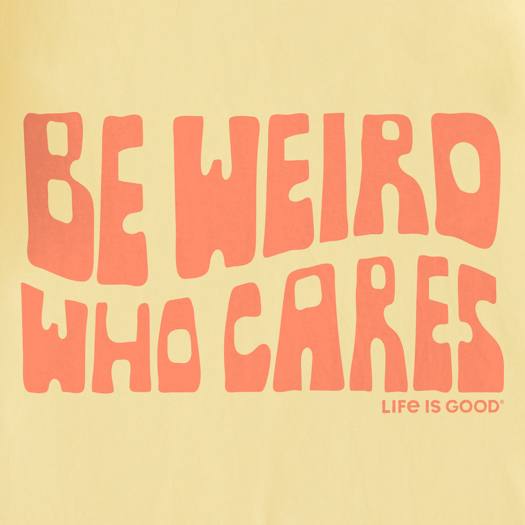 Kids Be Weird Who Cares Stack Short Sleeve Crusher Tee product image 2