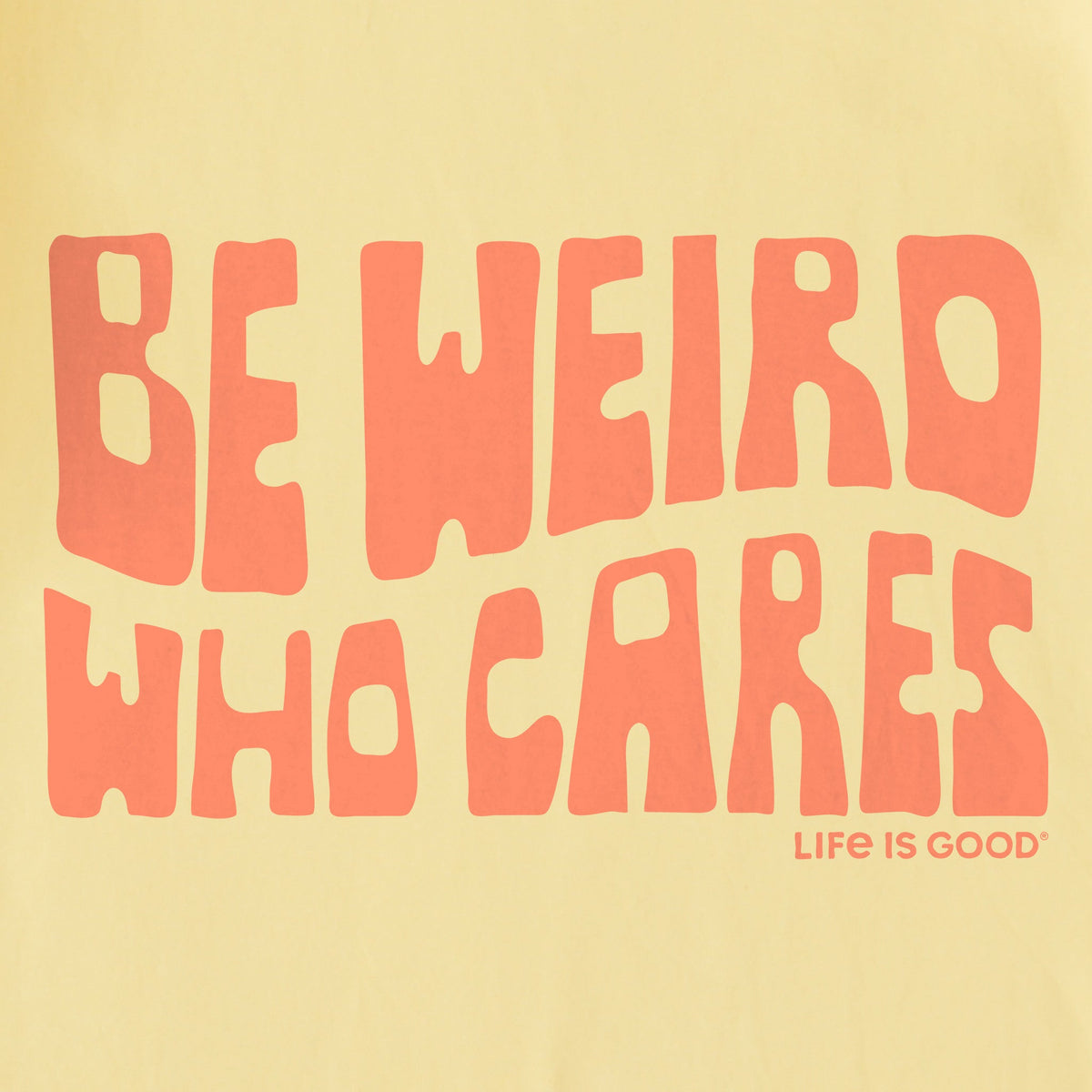 Kids Be Weird Who Cares Stack Short Sleeve Crusher Tee product image 2