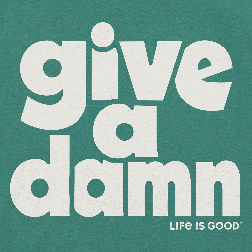 Men's Give a Damn Stack Short Sleeve Crusher Tee product image 2