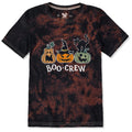 Kids Pumpkins Boo Crew Short Sleeve Crusher Tie-Dye Tee
