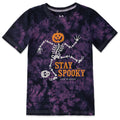 Kids Stay Spooky Skeleton Short Sleeve Crusher Tie-Dye Tee product image 1