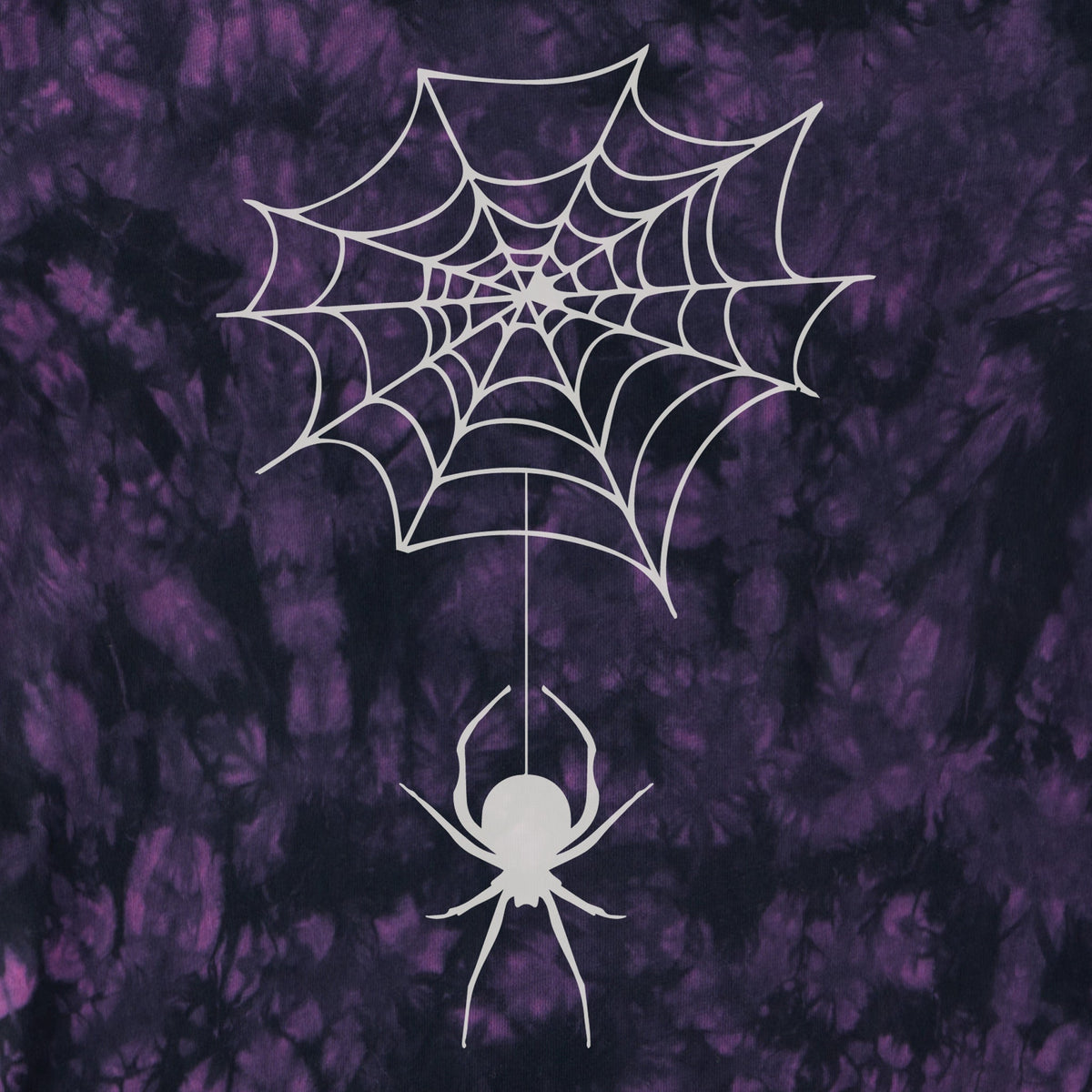 Kids Spooky Spiderweb Short Sleeve Crusher Tie-Dye Tee product image 2
