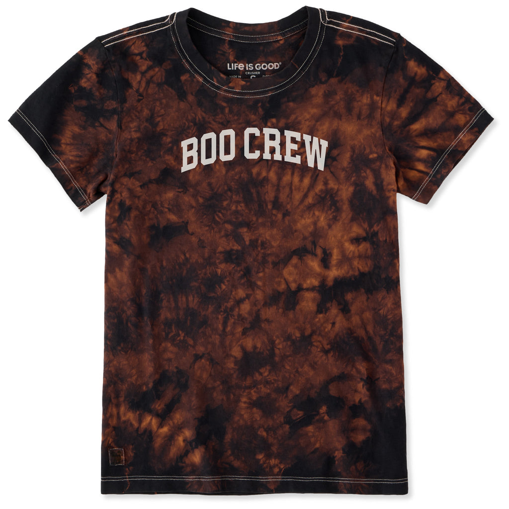Women's Boo Crew Arch Short Sleeve Crusher Tie-Dye Tee product image 1