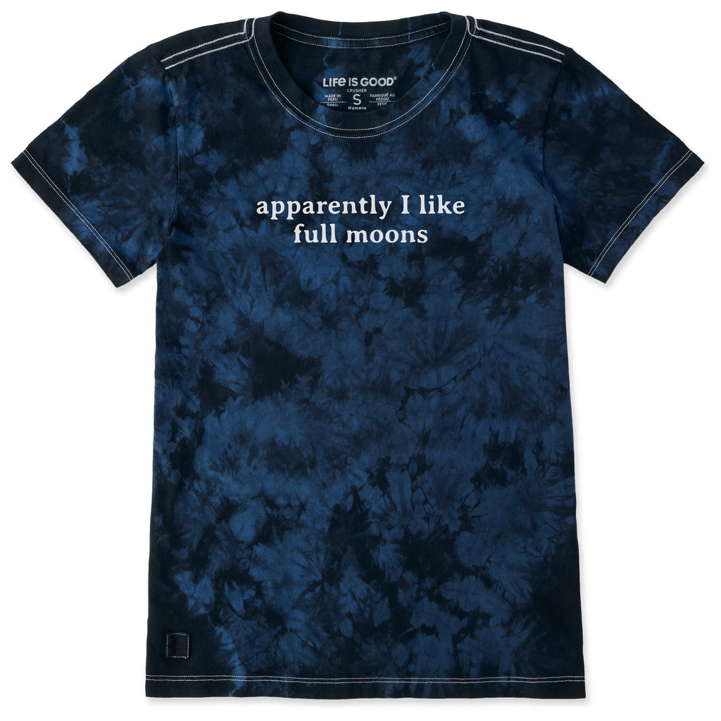 Women's Apparently I Like Full Moons Short Sleeve Crusher product image 1