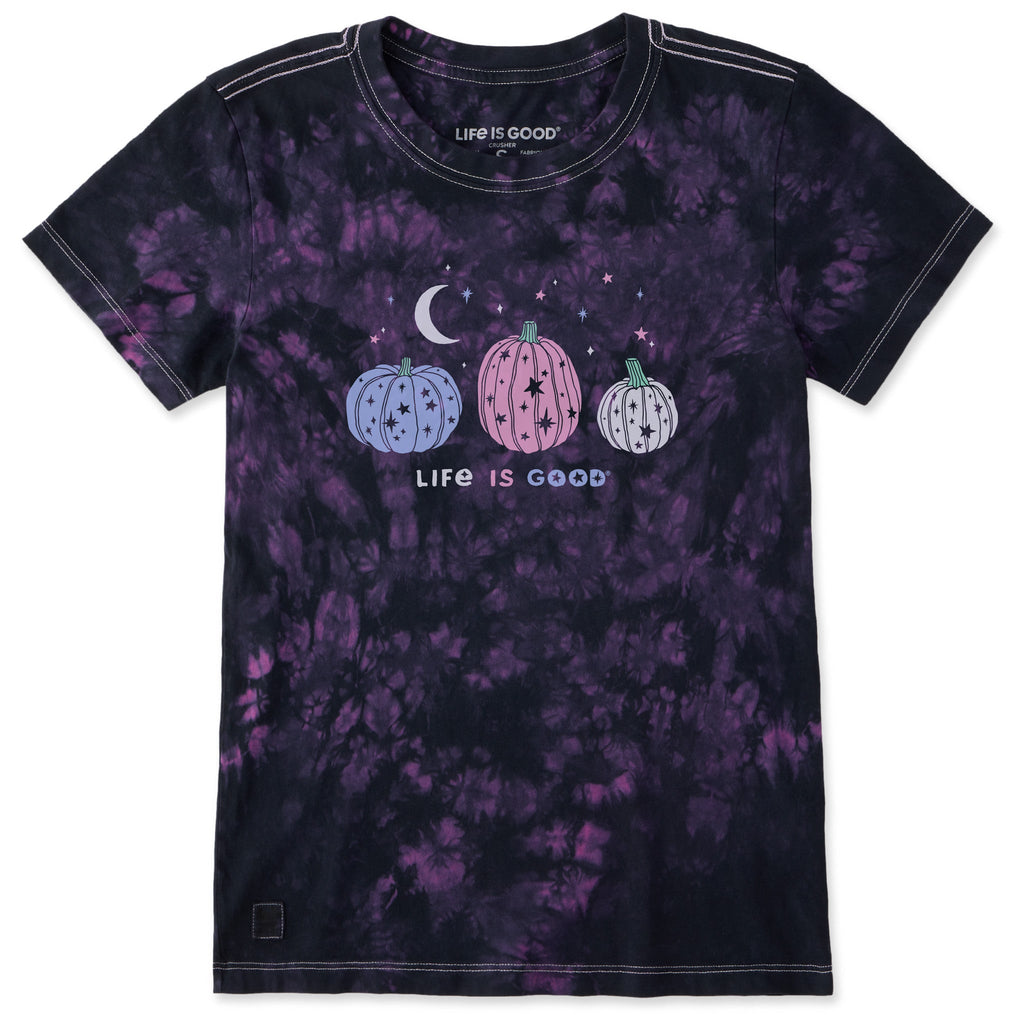 Women's Celestial Pumpkin Trio Short Sleeve Crusher Tie-Dye product image 1