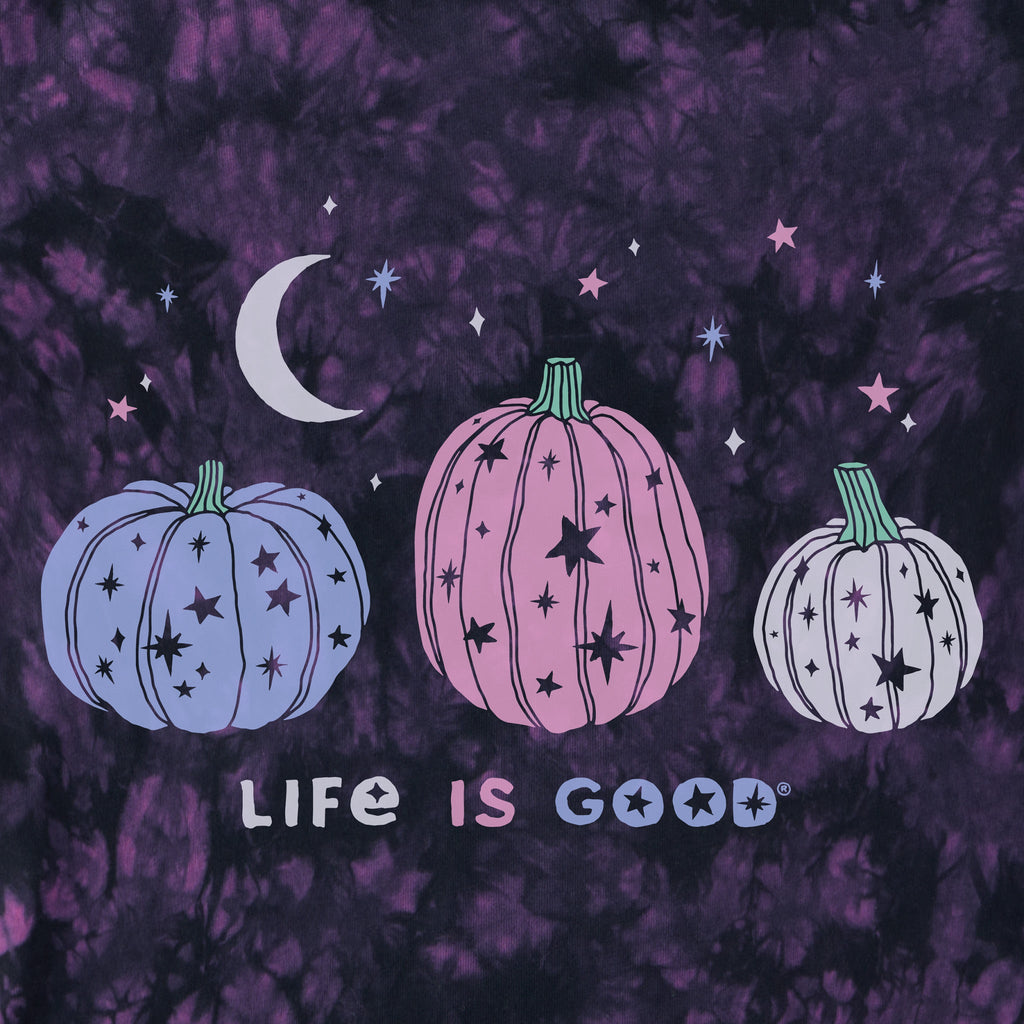 Women's Celestial Pumpkin Trio Short Sleeve Crusher Tie-Dye product image 2