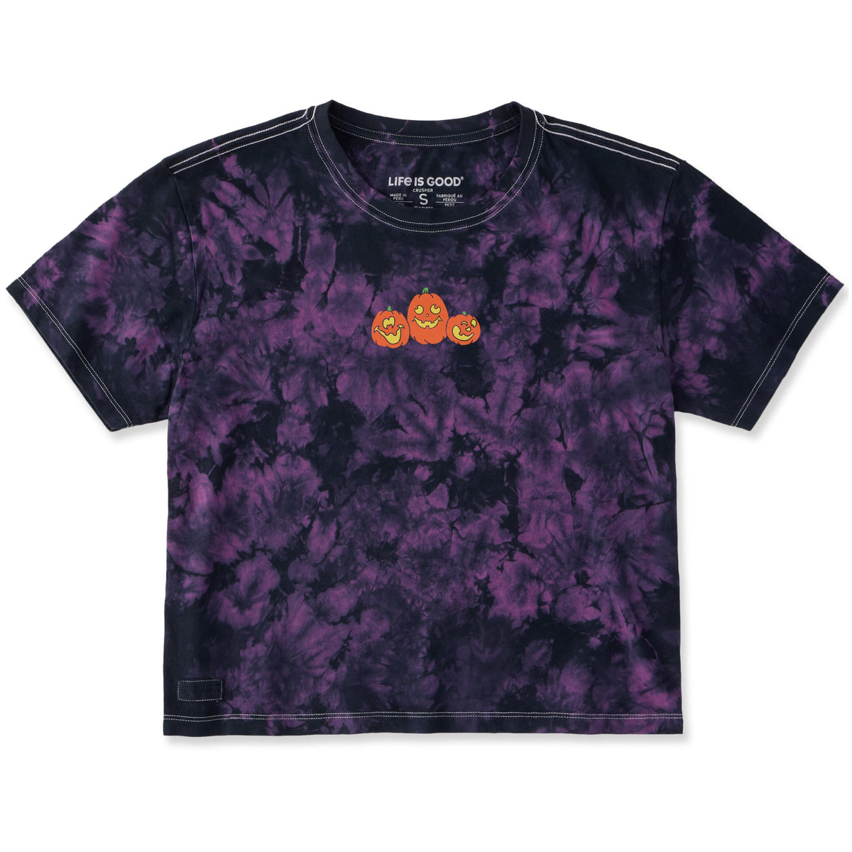 Women's Silly Jack-o-Lanterns Short Sleeve Crusher Boxy product image 3