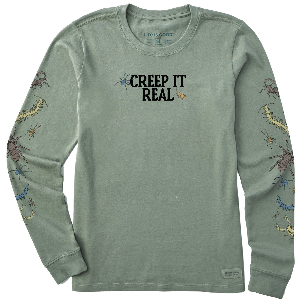 Women's Creep it Real Bugs Long Sleeve Crusher Tee product image 1