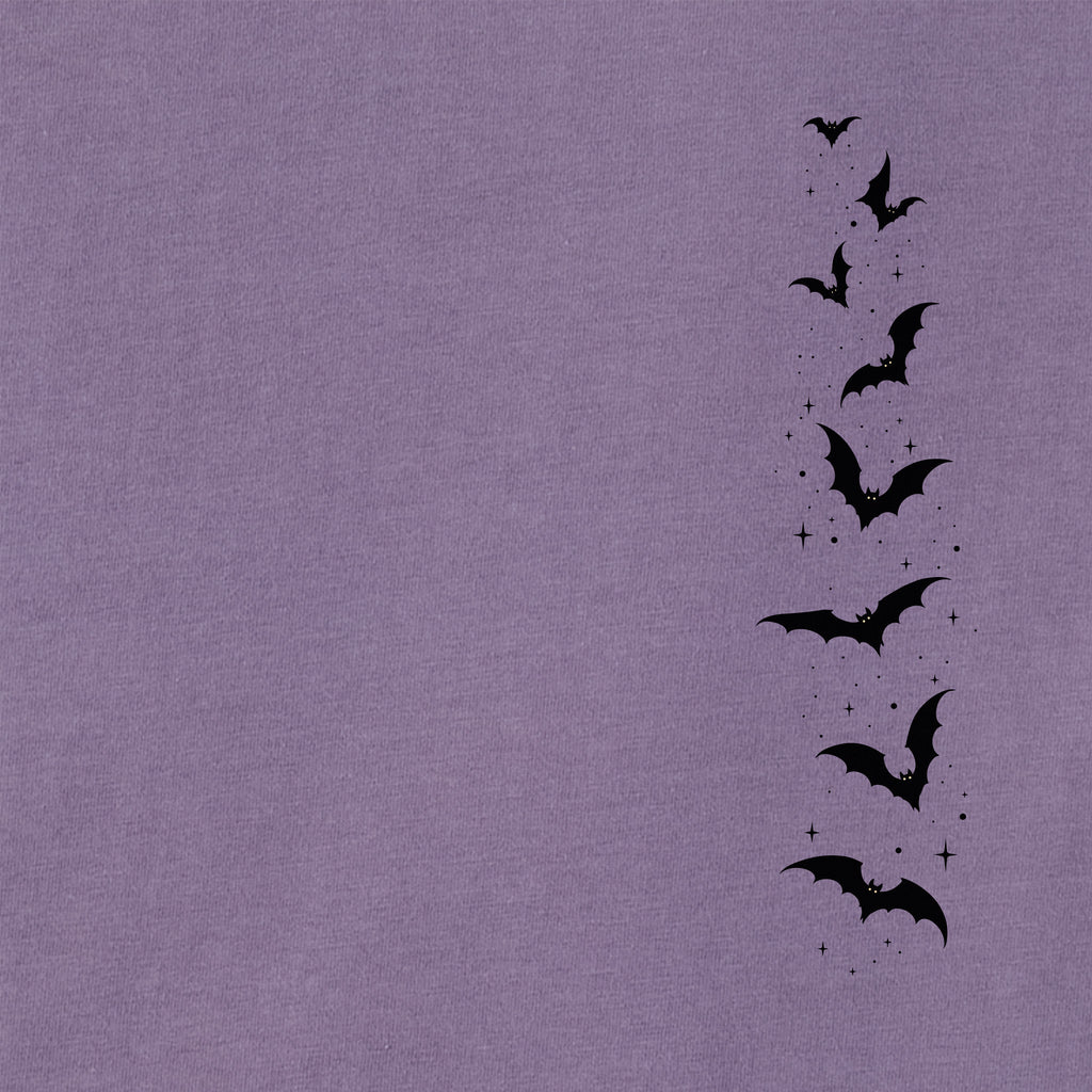 Women's Spooky Night Bats Long Sleeve Crusher Tee product image 3