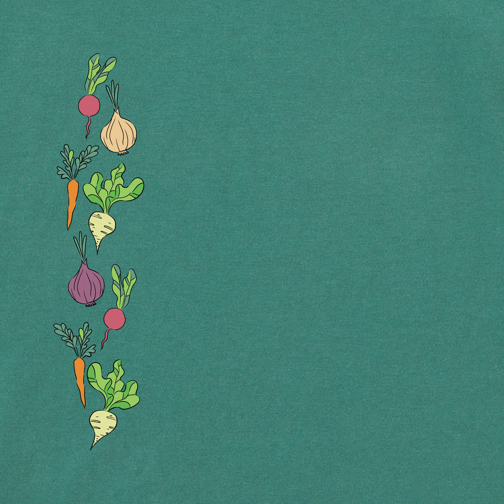 Women's Crop Top Veggie Long Sleeve Crusher Boxy Tee product image 3