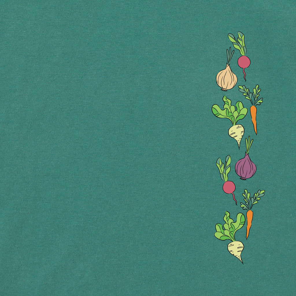 Women's Crop Top Veggie Long Sleeve Crusher Boxy Tee product image 8