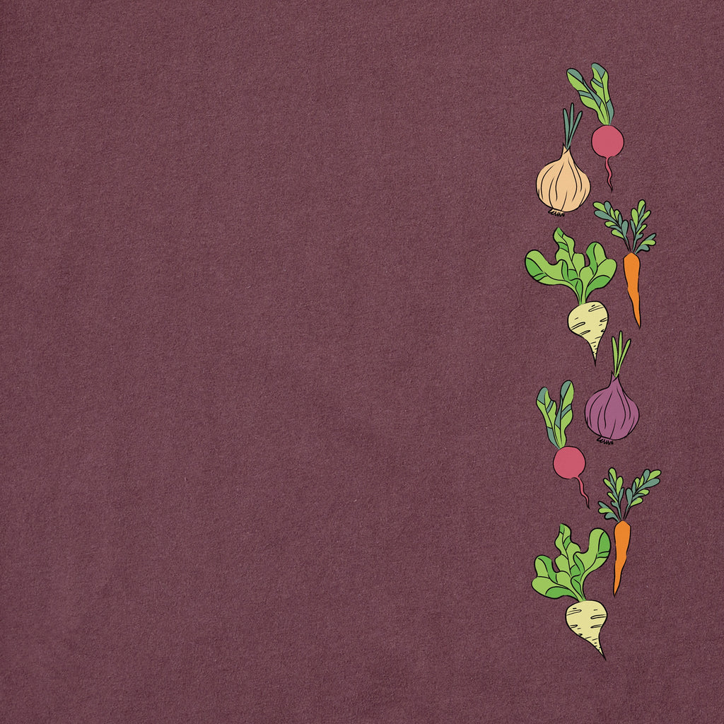 Women's Crop Top Veggie Long Sleeve Crusher Tee product image 7