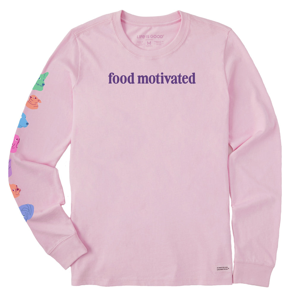 Women's Food Motivated Long Sleeve Crusher Tee product image 1