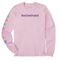 Women's Food Motivated Long Sleeve Crusher Tee product image 1