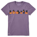 Women's Pumpkin Cats Short Sleeve Crusher Tee product image 1