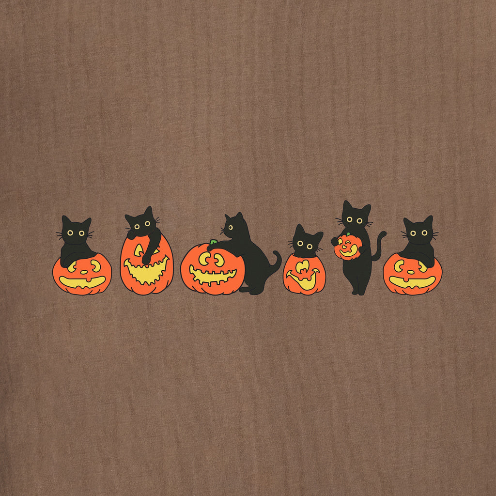 Women's Pumpkin Cats Crusher-LITE Shrunken Tee product image 2