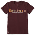 Women's Just Here For The Leftovers Short Sleeve Crusher Tee product image 1
