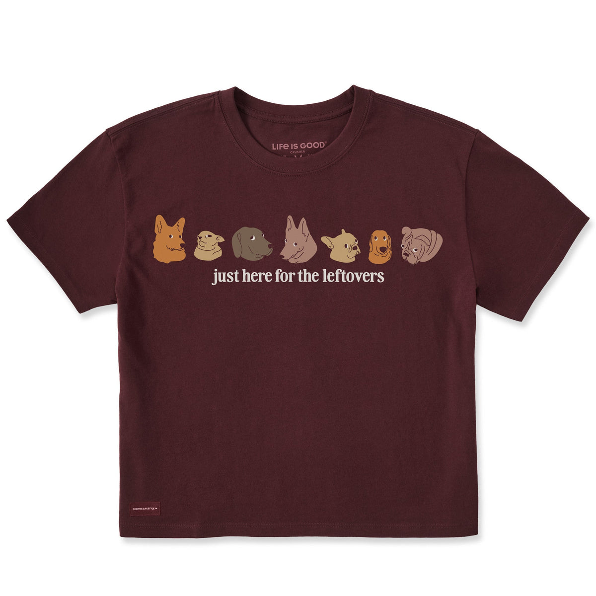 Women's Just Here For The Leftovers Short Sleeve Crusher product image 1