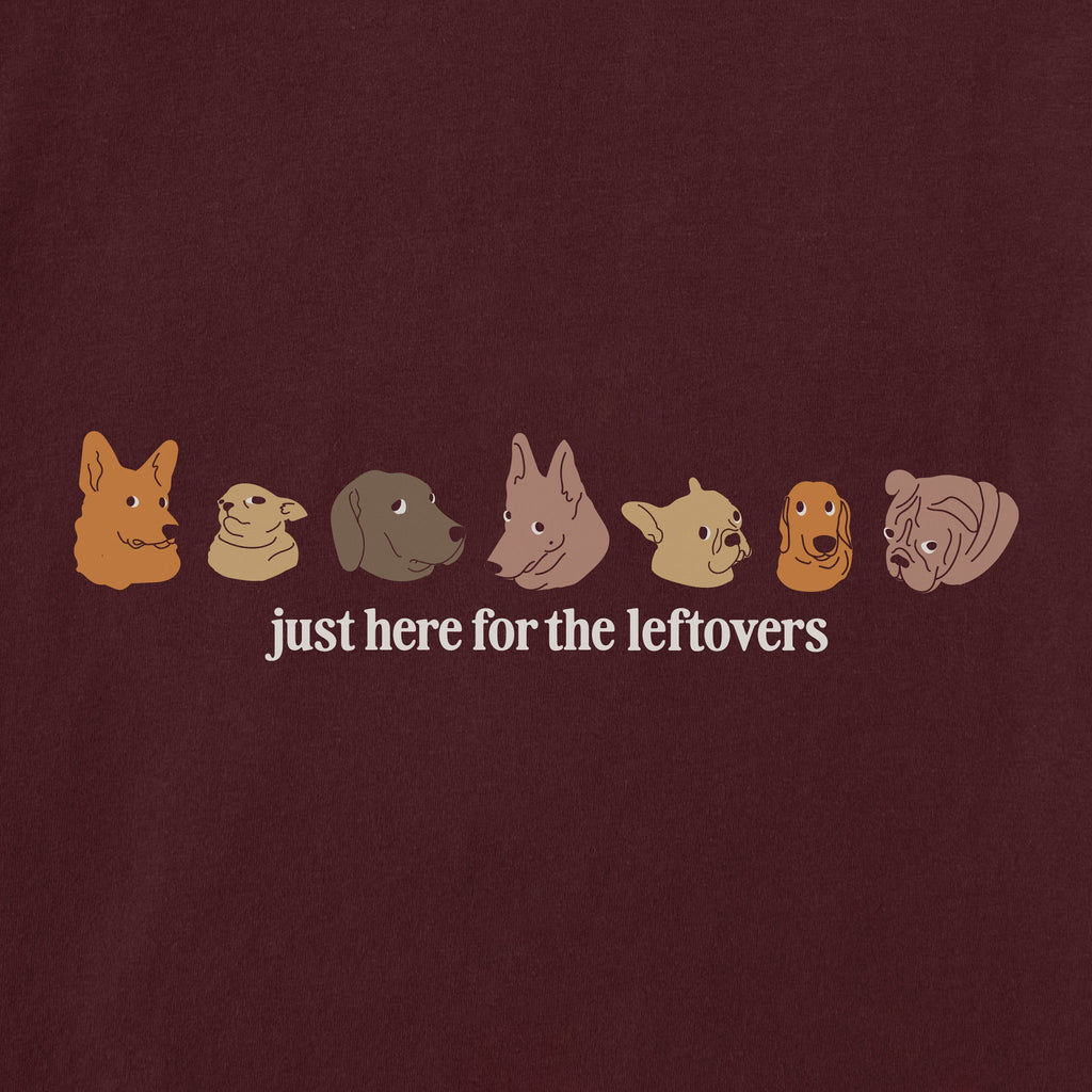 Women's Just Here For The Leftovers Short Sleeve Crusher product image 2