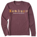 Women's Just Here For The Leftovers Long Sleeve Crusher Tee product image 1