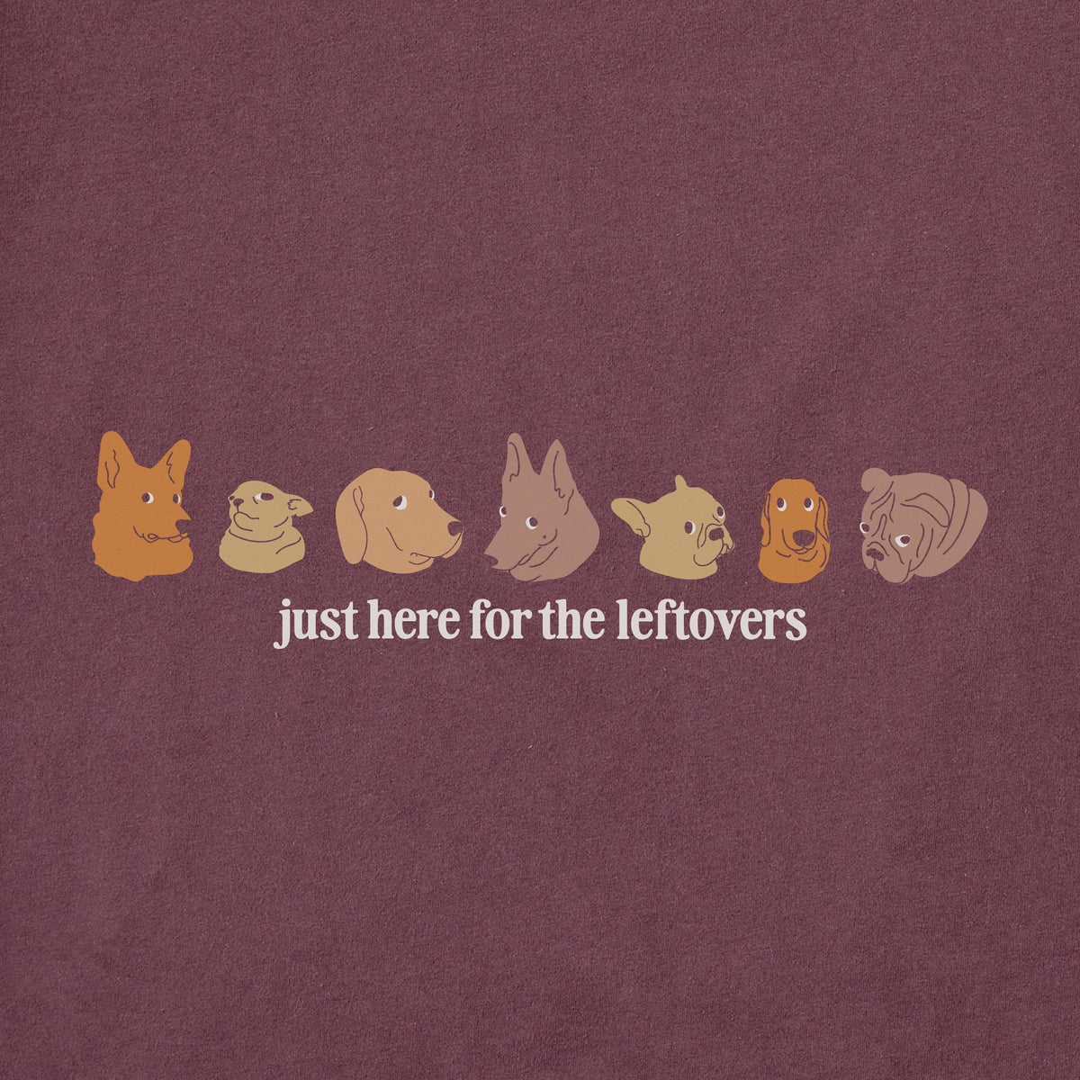 Women's Just Here For The Leftovers Long Sleeve Crusher Tee product image 2