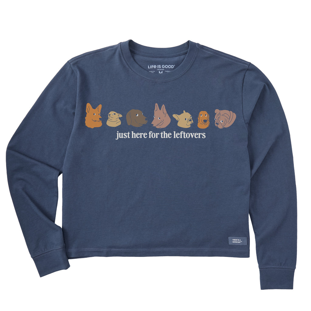 Women's Just Here For The Leftovers Long Sleeve Crusher product image 1